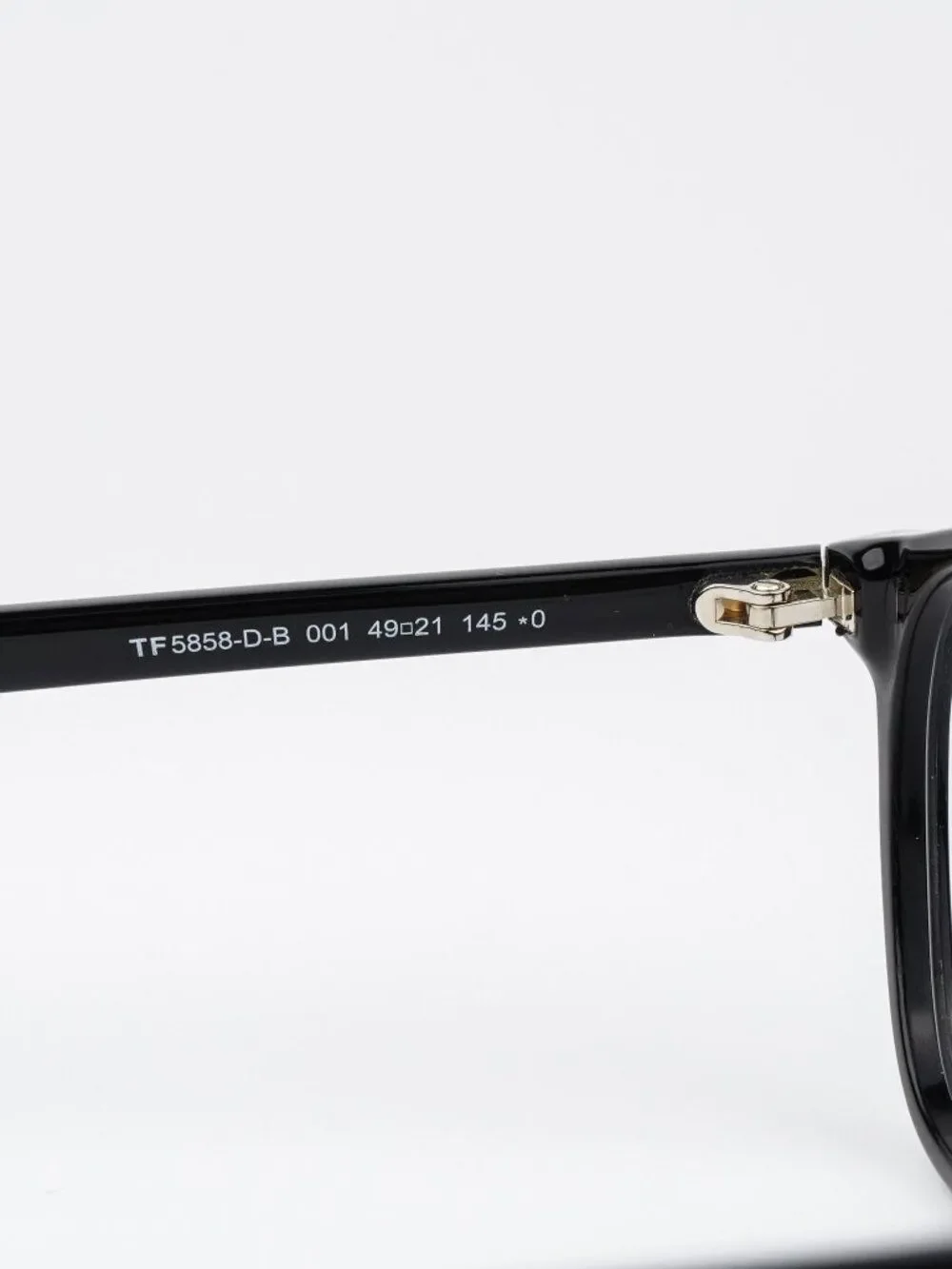 Tom Ford Women Eyeglasses Black Square FT5858-D-B 001 NEW AUTHENTIC